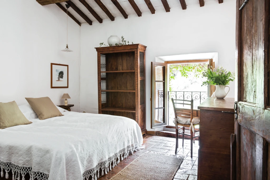 Bedroom in a restored thirteenth century farm in the heart of Tuscany. Connect with nature in a beautifully tranquil spot.